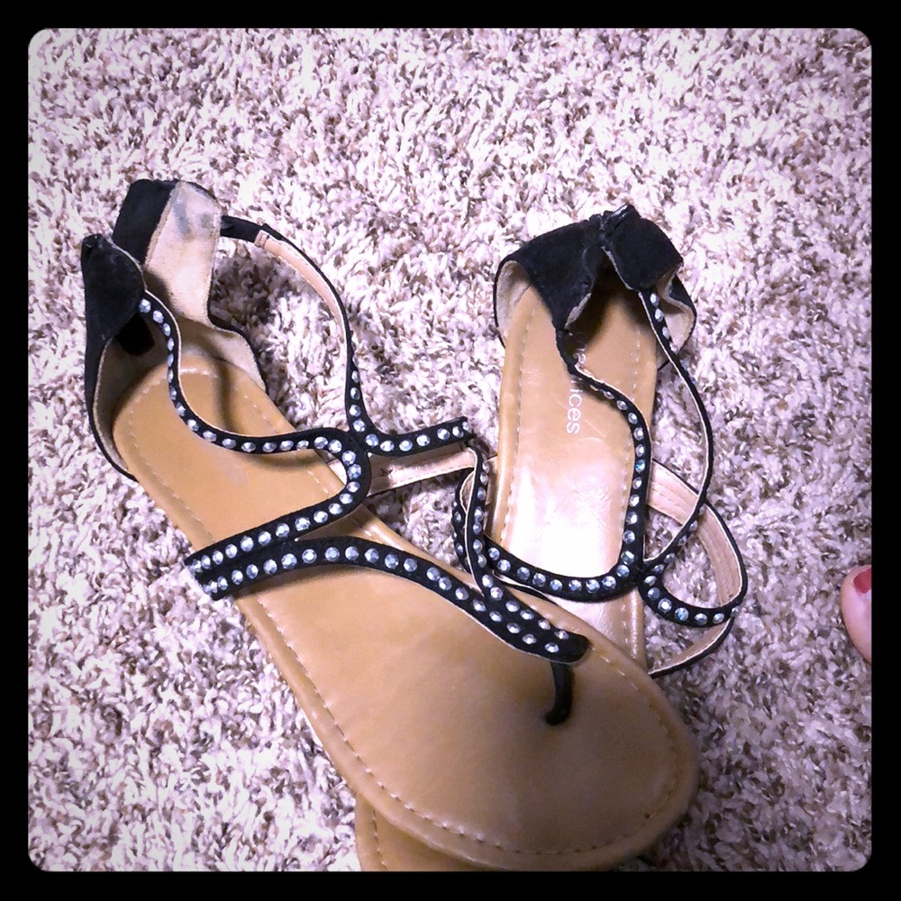Black sandals